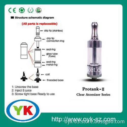Protank ? cartomizer with bottom heating coil